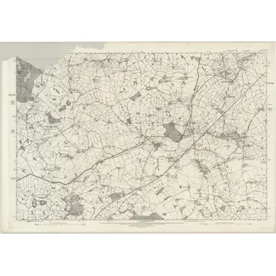 1874 Map of Cheshire LXI, 1882 Print