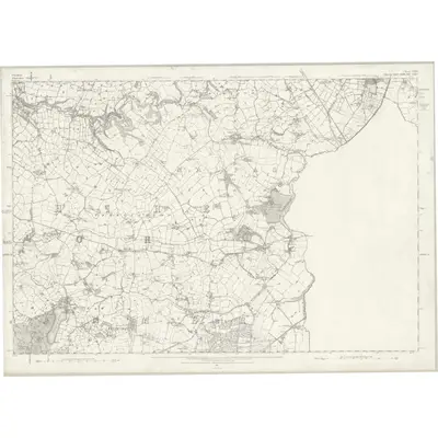 1878 Map of Cheshire LXIV, 1881 Print