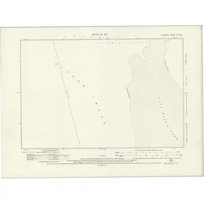 1925 Map of Cheshire VI.SW, 1927 Print