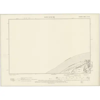 1898 Map of Cheshire VII.NW, 1899 Print