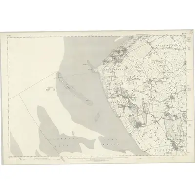 1871 Map of Cheshire XII, 1881 Print