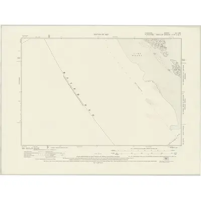 1925 Map of Cheshire XII.SW, 1927 Print