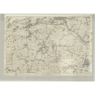 1872 Map of Cheshire XIX, 1882 Print