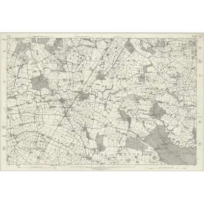 1873 Map of Cheshire XLII, 1882 Print