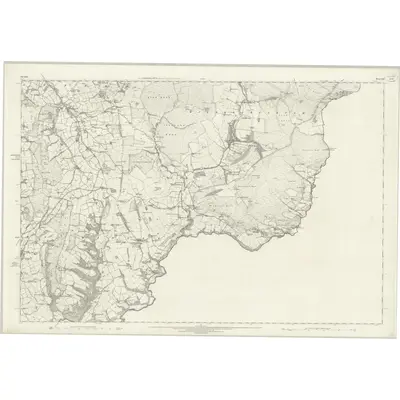 1871 Map of Cheshire XLIV, 1881 Print
