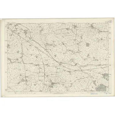 1874 Map of Cheshire XLVII, 1882 Print