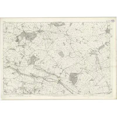 1874 Map of Cheshire XLVIII, 1881 Print