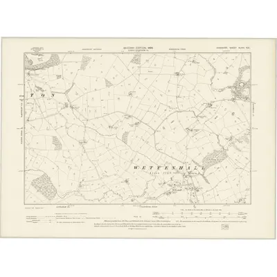1897 Map of Cheshire XLVIII.NE, 1899 Print