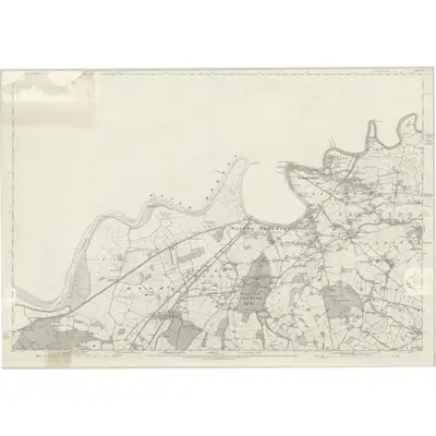 1873 Map of Cheshire XVI, 1882 Print