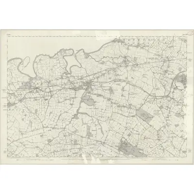 1873 Map of Cheshire XVII, 1882 Print