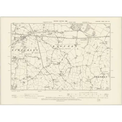 1897 Map of Cheshire XVIII.NE, 1899 Print
