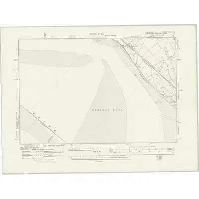 1909 Map of Cheshire XXI.NE, 1931 Print