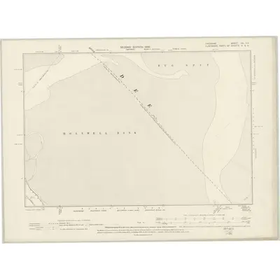 1898 Map of Cheshire XXI.SE, 1899 Print