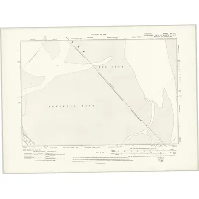 1910 Map of Cheshire XXI.SE, 1914 Print