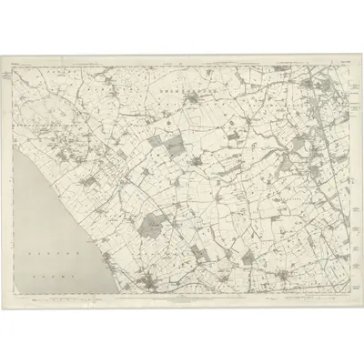 1872 Map of Cheshire XXII, 1882 Print
