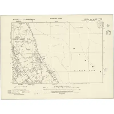 1938 Map of Cheshire XXIII.NW, 1945 Print