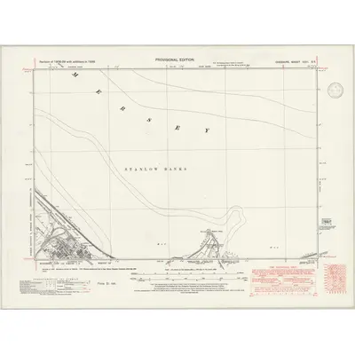 1938 Map of Cheshire XXIII.SE, 1946 Print