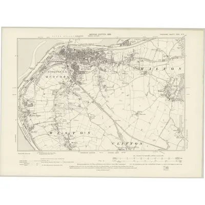 1897 Map of Cheshire XXIV.NE, 1899 Print