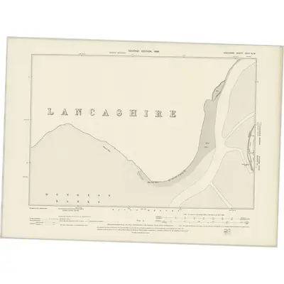 1897 Map of Cheshire XXIV.NW, 1899 Print