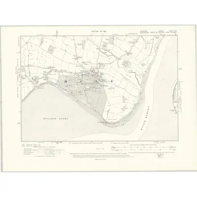 1905 Map of Cheshire XXIV.NW, 1912 Print