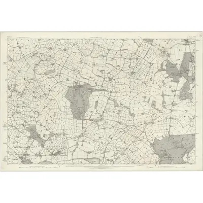 1876 Map of Cheshire XXVI, 1881 Print