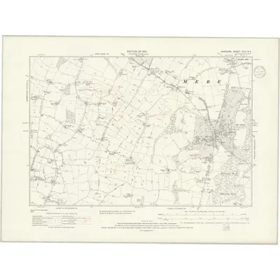 1908 Map of Cheshire XXVI.NE, 1937 Print