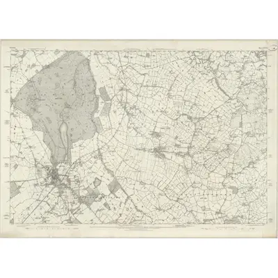 1872 Map of Cheshire XXVII, 1882 Print