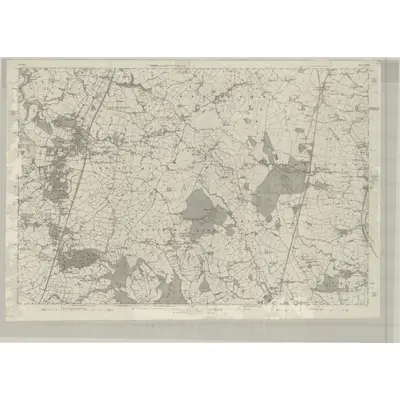 1871 Map of Cheshire XXVIII, 1882 Print