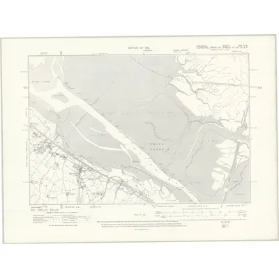 1909 Map of Cheshire XXX.SW, 1913 Print