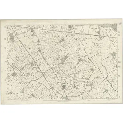 1872 Map of Cheshire XXXI, 1881 Print
