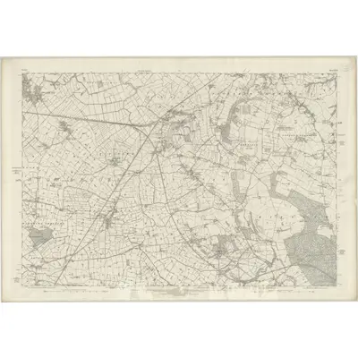 1873 Map of Cheshire XXXII, 1881 Print