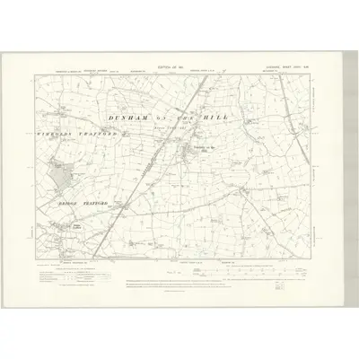 1908 Map of Cheshire XXXII.SW, 1911 Print