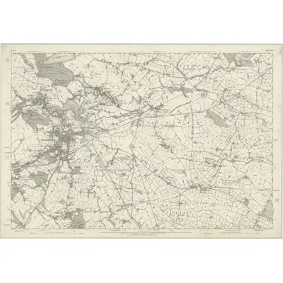 1874 Map of Cheshire XXXIV, 1882 Print