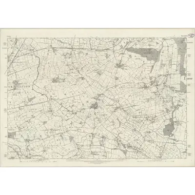 1874 Map of Cheshire XXXIX, 1881 Print
