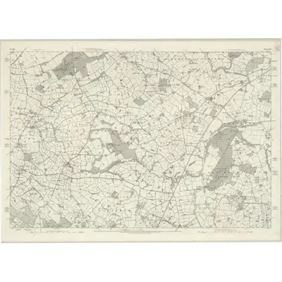 1872 Map of Cheshire XXXV, 1882 Print