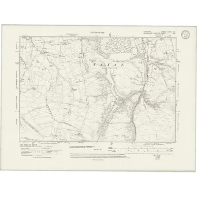 1907 Map of Cheshire XXXVII.NE, 1933 Print
