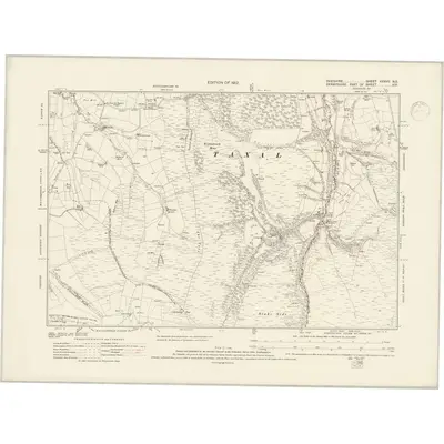 1907 Map of Cheshire XXXVII.NE, 1937 Print