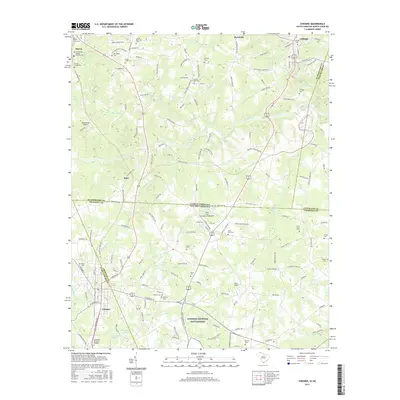2017 Map of Chesnee, 2017 Print