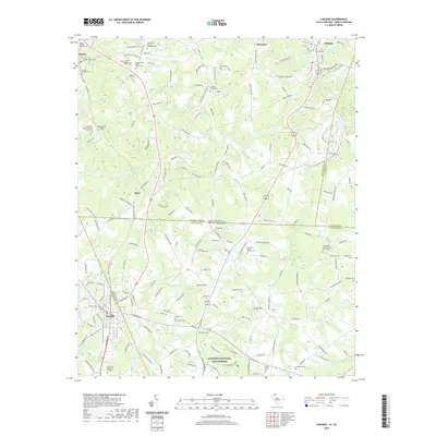 2020 Map of Chesnee, 2020 Print