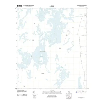 2011 Map of Chesser Island, 2011 Print