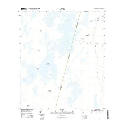 2014 Map of Chesser Island, 2014 Print