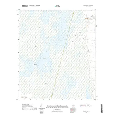 2020 Map of Chesser Island, 2020 Print