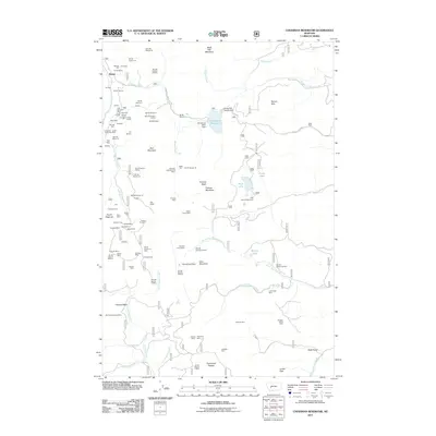 2011 Map of Chessman Reservoir, 2011 Print