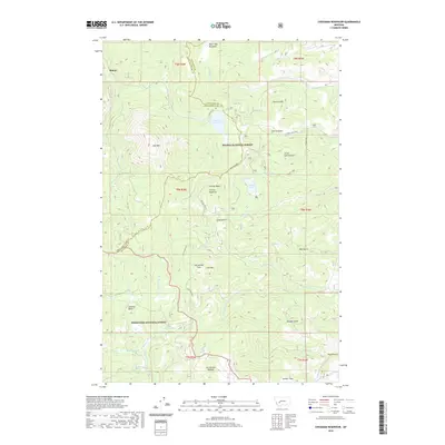 2020 Map of Chessman Reservoir, 2020 Print