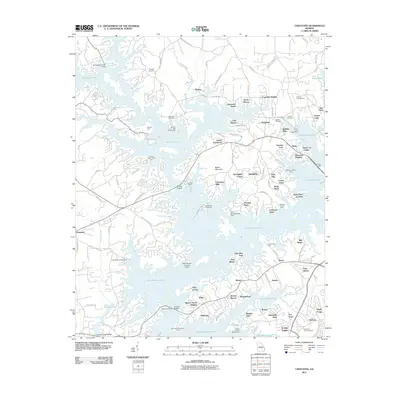 2011 Map of Chestatee, 2011 Print