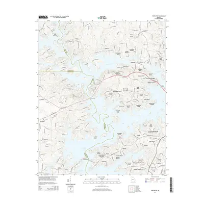 2014 Map of Chestatee, 2014 Print