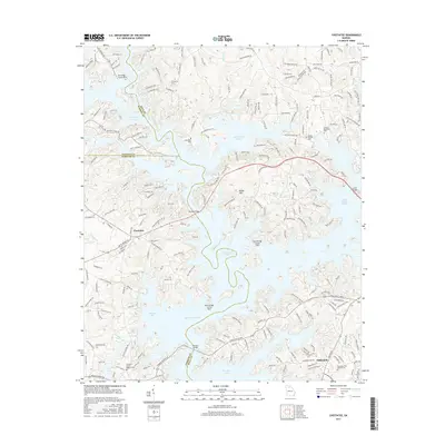 2017 Map of Chestatee, 2017 Print