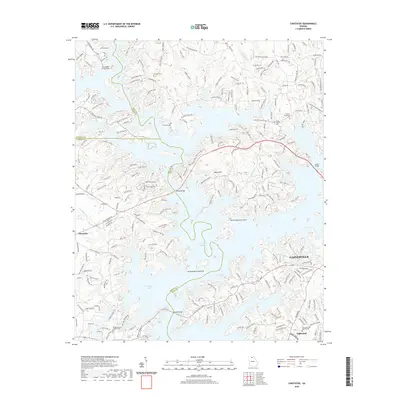 2020 Map of Chestatee, 2020 Print