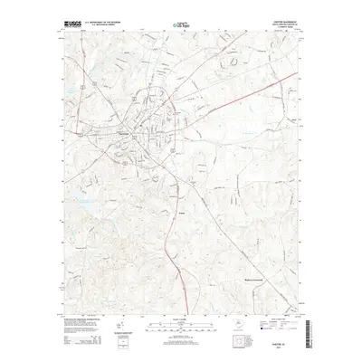 2014 Map of Chester, 2014 Print