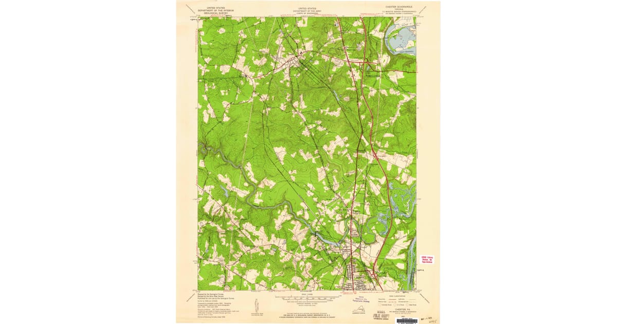 1950s Maps of Colonial Heights, VA | Pastmaps